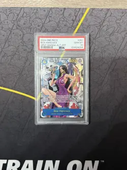 2024 One Piece Boa Hancock OP07 EN Manga Alternate Art PSA 10 GEM MINT - Image 1