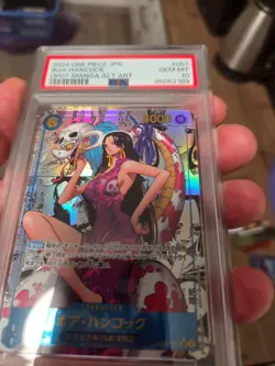 PSA 10 Boa Hancock MANGA Alt Art OP07-051 – JP – One Piece Card Game – GEM MINT - Image 1