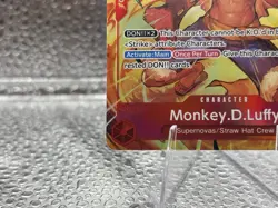 Monkey D. Luffy OP01-024 Premium Booster -The Best- SR Alt Art Foil English - Image 5