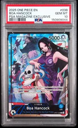 Boa Hancock One Piece Magazine Promo OP07-038, PSA 10 - Image 1