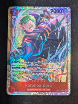 One Piece Roronoa Zoro EB04-007 SR ENGLISH OP15 H46 - Image 1