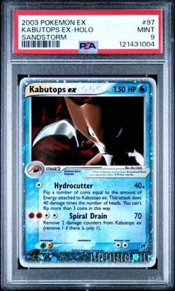 (PSA 9) Pokemon: Sandstorm - Kabutops ex #97 [Holo Rare] - Image 1