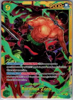 Roronoa Zoro OP06-118 SEC English Wings of the Captain - One Piece Card - NM - Image 1