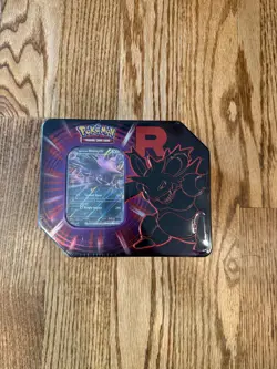 Pokemon TCG Team Rocket Nidoking EX Tin - Brand New,Sealed, InHand Ready to Ship - Image 1