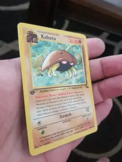 Kabuto 1st Edition 50/62 - Common - Fossil Set - LP - US Seller - Pokemon - Image 3