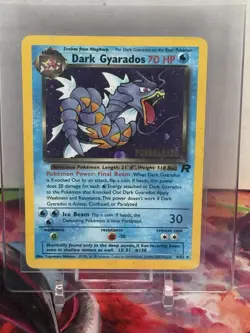 Pokemon Dark Gyarados 8/82 Wotc Promo Prerelease Holo 70 HP Team Rocket - Image 1