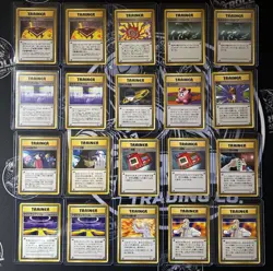 Vintage Japanese Pokemon Trainer & Energy Card Lot Gym Challenge Neo Base WOTC - Image 1