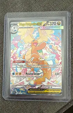 Pokemon TCG Mega Dragonite EX 290/217 Secret Rare Full Art Holo English 370HP - Image 1