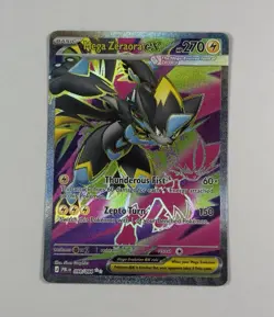 Pokemon TCG Mega Zeraora EX 098/084 Secret Rare Full Art Holo 270 HP - Image 1