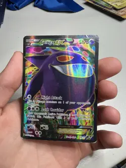 2014 Pokemon XY Phantom Forces Full Art Gengar EX 114/119 Holo Foil Rare - Image 3