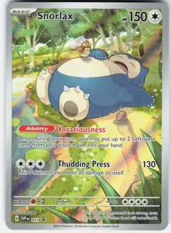 Pokemon Snorlax 051 Holo Promo Scarlet & Violet Promo Pokemon Near Mint - Image 1
