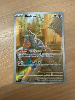 Pokemon TCG Mimikyu 075 Sv: Scarlet & Violet Promo Cards Holo NM - Image 1