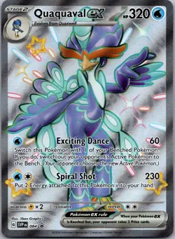 QUAQUAVAL EX 084 HOLO P SCARLET & VIOLET PROMO POKEMON NM - Image 1