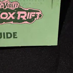 Scarlet & Violet Pokemon TCG Player's Guide Booklet Set Guide Players Player ETB - Image 3