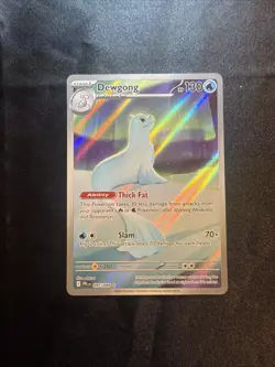 Dewgong 097/094 Phantasmal Flames Holo Illustration Rare Pokemon TCG Card NM - Image 1