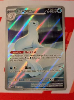 Dewgong 097/094 Phantasmal Flames Illustration Rare Holo Pokemon TCG NM - Image 1