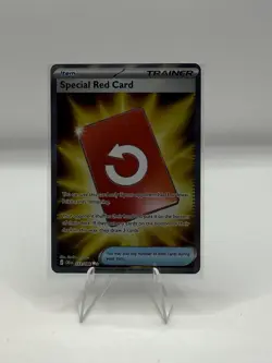 Special Red Card 113/086 Ultra Rare Chaos Rising Pokemon Holo Near Mint - Image 1