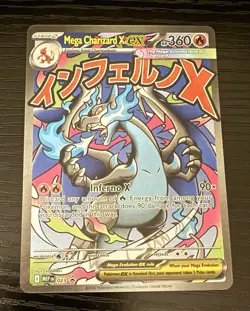 Pokemon Mega Charizard X ex Promo ME: Mega Evolution Promo 023 NM - Image 1
