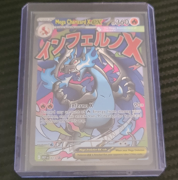 Pokemon Mega Charizard X ex 023 Me: Mega Evolution Promo EX Full Art Holo - Image 1