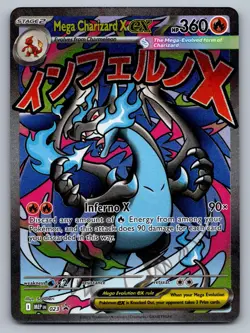 Mega Charizard X ex 023 Holo Promo ME: Mega Evolution Promo Pokemon NM - Image 1
