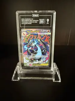 Pokemon TCG Mega Charizard X ex 023 Me: Mega Evolution Promo Holo TAG 9 Eng 2025 - Image 3