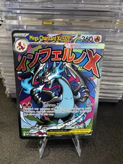 Pokemon Mega Charizard X ex 023 Me: Mega Evolution Promo Holo NM 💎🔥💎🔥💎🔥💎 - Image 3