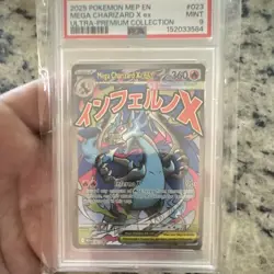 The Pokemon Company Mega Charizard X EX 023 Me: Mega Evolution Promo Holo PSA 9 - Image 1