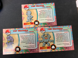 Pokemon TOPPS TV Animation Edition Machop #66/Machoke #67/Machamp #68 - Blue - Image 2