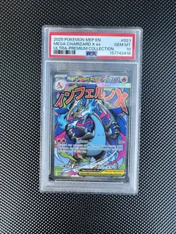 Pokemon Mega Charizard X ex Me: Mega Evolution Promo Holo #023 PSA 10 Promo - Image 1