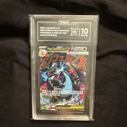 Pokemon Mega Charizard X ex 023 Me: Mega Evolution Promo Holo TAG 10 - Image 1
