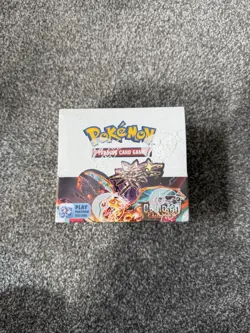 Pokemon Scarlet & Violet Obsidian Flames Booster Box Factory Sealed 36 Packs - Image 1