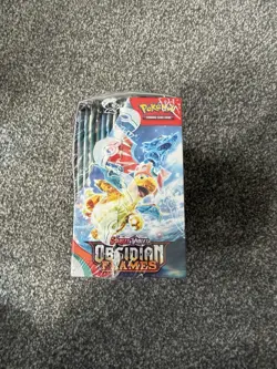 Pokemon Scarlet & Violet Obsidian Flames Booster Box Factory Sealed 36 Packs - Image 2