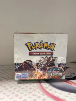 Pokemon TCG Scarlet and Violet Obsidian Flames Booster Box Factory Seal - Image 1