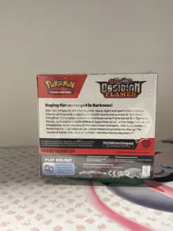 Pokemon TCG Scarlet and Violet Obsidian Flames Booster Box Factory Seal - Image 2
