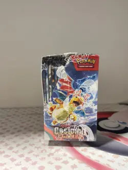 Pokemon TCG Scarlet and Violet Obsidian Flames Booster Box Factory Seal - Image 4