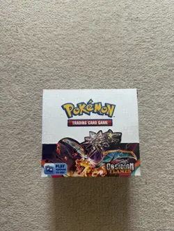Pokemon TCG Obsidian Flames Booster un sealed Box, New and Sealed packs - Image 1