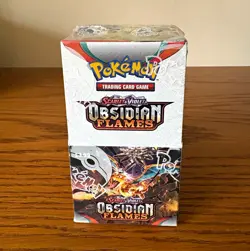 Pokemon TCG Scarlet & Violet—Obsidian Flames Sealed Half Booster Box 18 Packets - Image 1