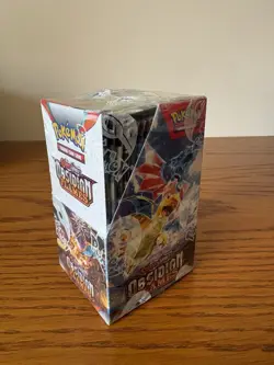Pokemon TCG Scarlet & Violet—Obsidian Flames Sealed Half Booster Box 18 Packets - Image 3