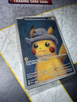 SEALED Pokemon TCG Pikachu With Grey Felt Hat Van Gogh Black Star Promo 085 MINT - Image 3