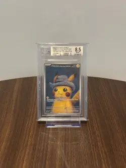Pikachu with Grey Felt Hat 085 - Van Gogh Museum Promo - BGS (PSA) 8.5 - Pokemon - Image 1