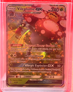 Pokemon TCG Vileplume GX Full Art Holo Card 211/236 Sm-Cosmic Eclipse - Image 1