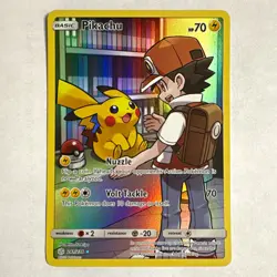 Pokemon TCG Pikachu 241/236 SM Cosmic Eclipse Full Art Holo SR Eng - Image 1