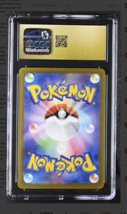 CGC PRISTINE 10 Feebas 110/106 2024 Pokemon Super Electric Breaker Art Rare - Image 2