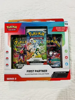 Pokemon TCG First Partner Illustration Collection Series 2 Box Factory Sealed - Image 1