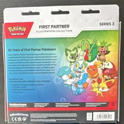 Pokemon TCG First Partner Illustration Collection Series 3 - 3 Packs - Image 2