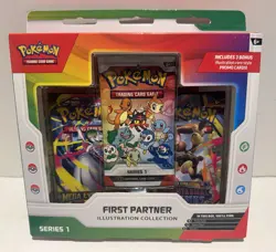POKEMON FIRST PARTNER ILLUSTRATION COLLECTION SERIES 1 BOX NEW - Image 1