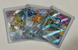 Pokemon TCG First Partner Illustration Collection Series 1 Gen 4 Sinnoh Starters - Image 1