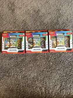 Pokemon TCG First Partner Illustration Collection Series 2 Lot Of 3 - Image 1