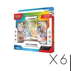 Pokemon TCG First Partner Illustration Collection Series 3 Sealed Case - Image 1