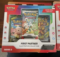 Pokemon First Partner Illustration Collection Series 2 Minor Tears/Damage on Box - Image 1
